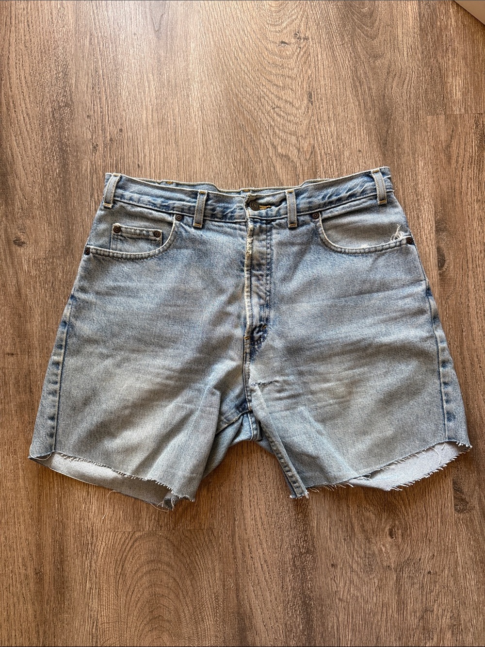 Kirkland Signature Light Blue Denim Cutoff Shorts